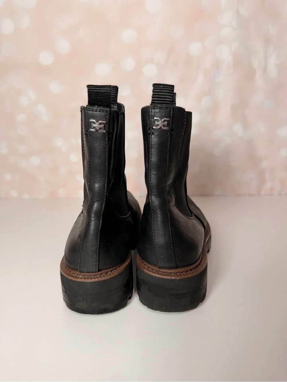 SAM EDELMAN Classic Black Chelsea Boots LAGUNA